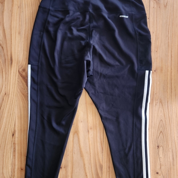 Adidas Primegreen Aeroready Black Capri Leggings - 2X - Picture 3 of 6